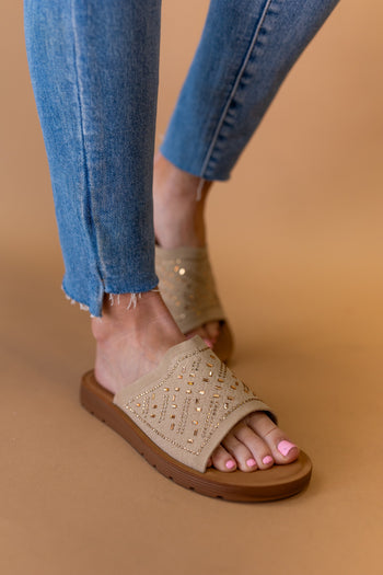 Clara Sandal in Beige Bliss Dropship