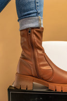 Raylin Bootie in Camel Bliss Dropship