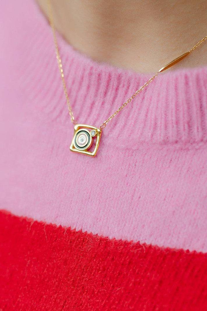 Valor Small Square Necklace AMD COLLECTIVE