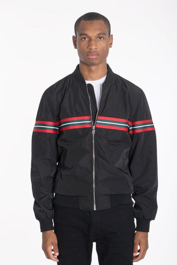 Luxury WOVEN TAPED BOMBER JACKET WEIV