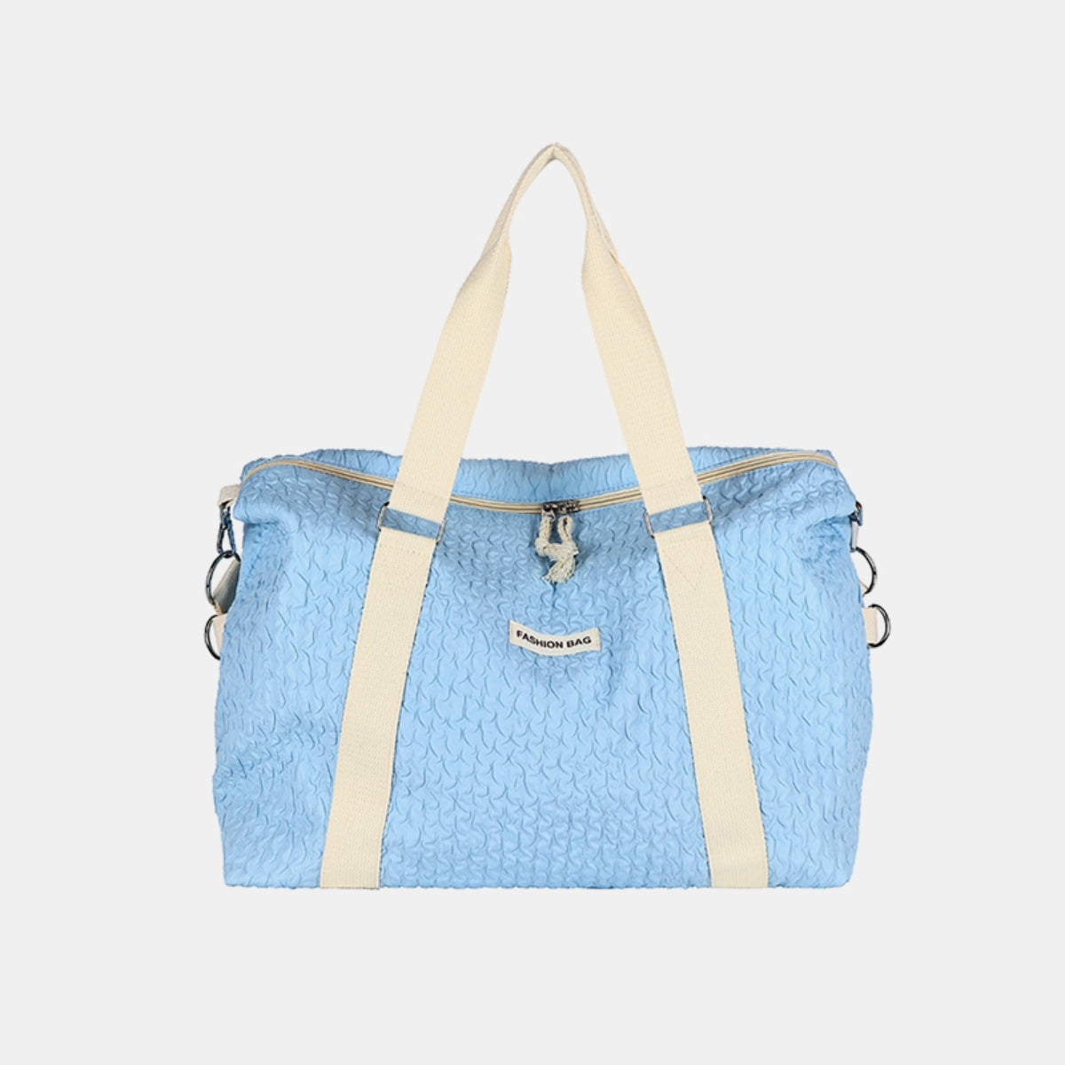 Textured Nylon Travel Bag