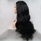 13*3" Lace Front Wigs Synthetic Long Wavy 24" 130% Density Trendsi