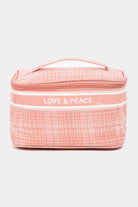 Fame Love & Peace Striped Handle Bag Trendsi