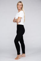 Active Leggings Featuring Concealed Pockets Ambiance Apparel