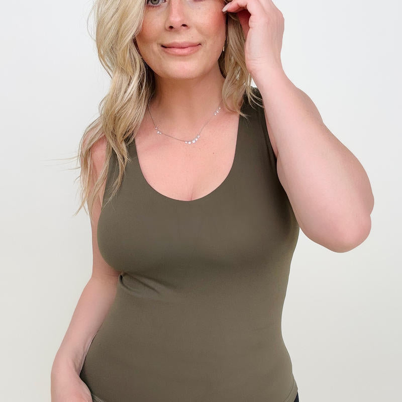 11 Colors - FawnFit Medium Length Lift Tank 2.0 with Built-in Bra Kiwidrop