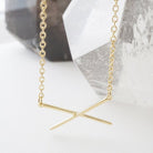 X Bar Necklace HONEYCAT Jewelry