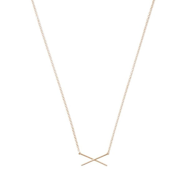 X Bar Necklace HONEYCAT Jewelry