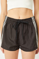 Single Striped Trim Windbreaker Shorts Love Tree