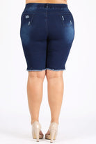 4X/5X-5X/6X Plus Size Jeggings Bermuda Pants Bagel