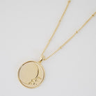 Moon Face Pendant Necklace HONEYCAT Jewelry