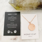 Moon Face Pendant Necklace HONEYCAT Jewelry