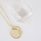 Moon Face Pendant Necklace HONEYCAT Jewelry