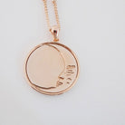 Moon Face Pendant Necklace HONEYCAT Jewelry