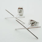 X Bar Studs HONEYCAT Jewelry