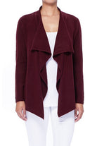 Draped Stylish Cape Sweater Cardigan Mak