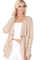 Draped Stylish Cape Sweater Cardigan Mak