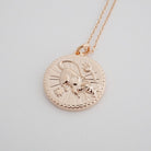 Chinese Zodiac Coin Necklace - Rat HONEYCAT Jewelry