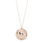 Chinese Zodiac Coin Necklace - Pig HONEYCAT Jewelry