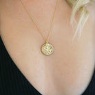 Chinese Zodiac Coin Necklace - Tiger HONEYCAT Jewelry