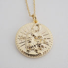 Chinese Zodiac Coin Necklace - Tiger HONEYCAT Jewelry