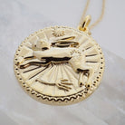 Chinese Zodiac Coin Necklace - Rabbit HONEYCAT Jewelry