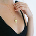 Chinese Zodiac Coin Necklace - Snake HONEYCAT Jewelry