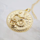 Chinese Zodiac Coin Necklace - Snake HONEYCAT Jewelry