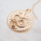 Chinese Zodiac Coin Necklace - Snake HONEYCAT Jewelry