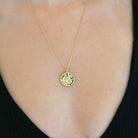 Chinese Zodiac Coin Necklace - Snake HONEYCAT Jewelry