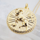 Chinese Zodiac Coin Necklace - Goat HONEYCAT Jewelry