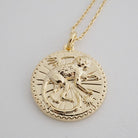 Chinese Zodiac Coin Necklace - Monkey HONEYCAT Jewelry