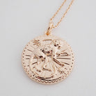 Chinese Zodiac Coin Necklace - Monkey HONEYCAT Jewelry