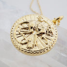 Chinese Zodiac Coin Necklace - Monkey HONEYCAT Jewelry