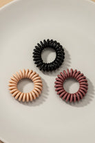 3-Piece Set Coil Hair Ties LA3accessories