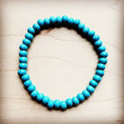 Bracelet Bar-Blue Turquoise Stackable Bracelet The Jewelry Junkie