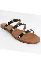 Three strap Studded Sandal Miami Shoe Wholesale