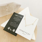 Crystal Bezel Stardust Necklace HONEYCAT Jewelry