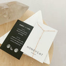 Morse Code Chain Lariat HONEYCAT Jewelry