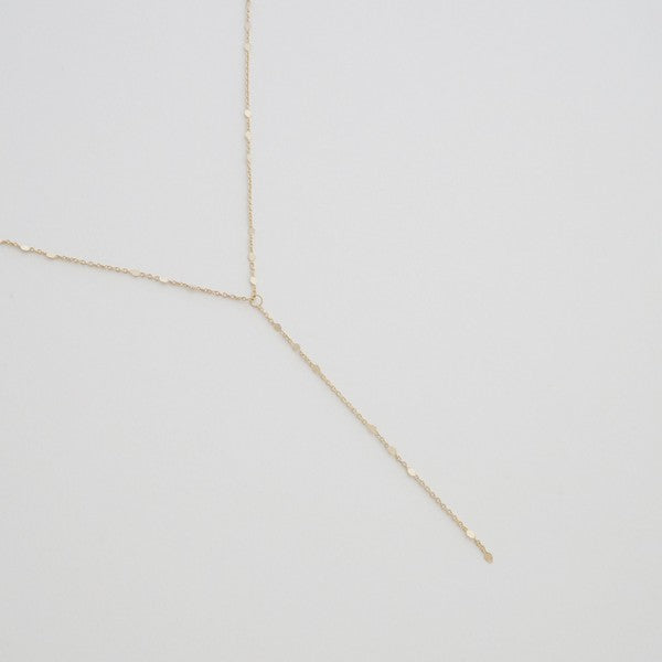 Morse Code Chain Lariat HONEYCAT Jewelry