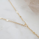 Morse Code Chain Lariat HONEYCAT Jewelry