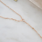 Morse Code Chain Lariat HONEYCAT Jewelry