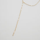 Morse Code Chain Lariat HONEYCAT Jewelry