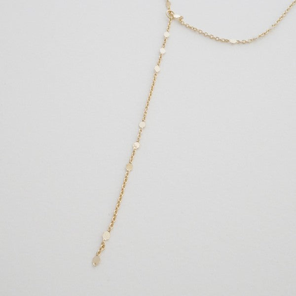 Morse Code Chain Lariat HONEYCAT Jewelry