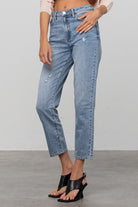 HIGH RISE STRAIGHT JEANS Insane Gene