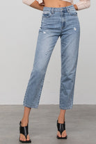 HIGH RISE STRAIGHT JEANS Insane Gene