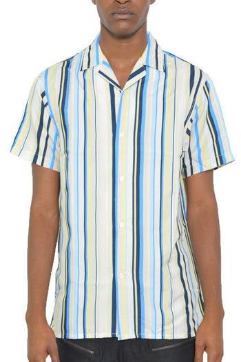 Mens Short Sleeve Button Down WEIV