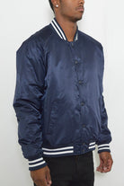 Mens Polyester Windbreaker Winter Bomber Jacket WEIV