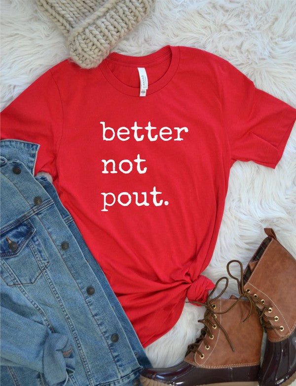 Better Not Pout Crew Neck Softstyle Boutique Tee Ocean and 7th