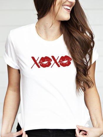 XOXO Tee Wildberry Waves