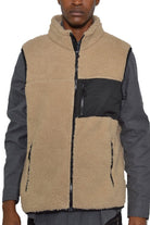 Padded Sherpa Fleece Vest WEIV